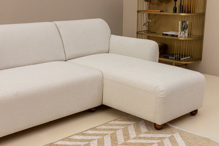 Atelier Del Sofa Sofá Esquinero Right (L3-CHL) Blanco 162 x 273 x 93 x 86 cm